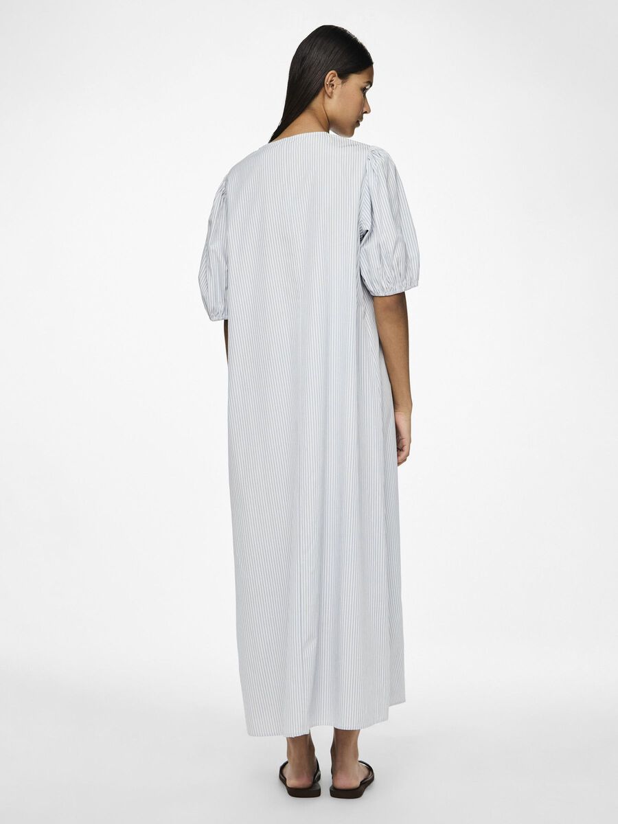 Pieces PCHOLLY TIE MIDI DRESS, Faded Denim, highres - 17149798_FadedDenim_1109797_004.jpg