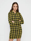 Pieces CHECK PATTERNED JACKET, Ceylon Yellow, highres - 17096275_CeylonYellow_686600_003.jpg