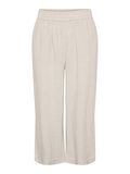 Pieces PCVINSTY LINEN BLEND CULOTTES, Oatmeal, highres - 17124361_Oatmeal_001.jpg