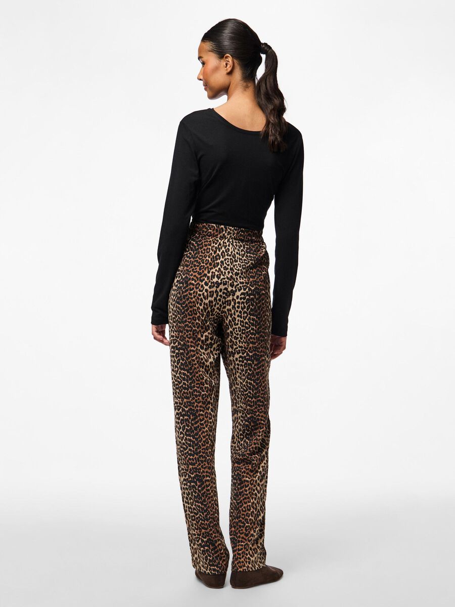 Pieces PCJEO STRAIGHT-LEG TROUSERS, Black, highres - 17159619_Black_1208331_004.jpg