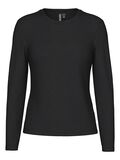 Product image thumbnail - PCMARIA LANGERMET TOPP, Black | 6
