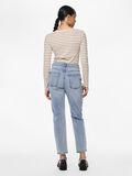 Pieces PCBELLA HW AVSMALNEDE JEANS, Light Blue Denim, highres - 17147971_LightBlueDenim_004.jpg