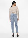 Pieces PCBELLA HW TAPERED JEANS, Light Blue Denim, highres - 17147971_LightBlueDenim_004.jpg