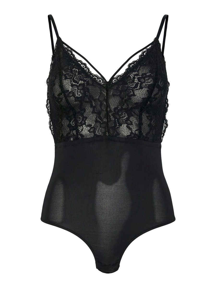 Carousel image - PCNICHELLE SLEEVELESS BODY, Black | 1