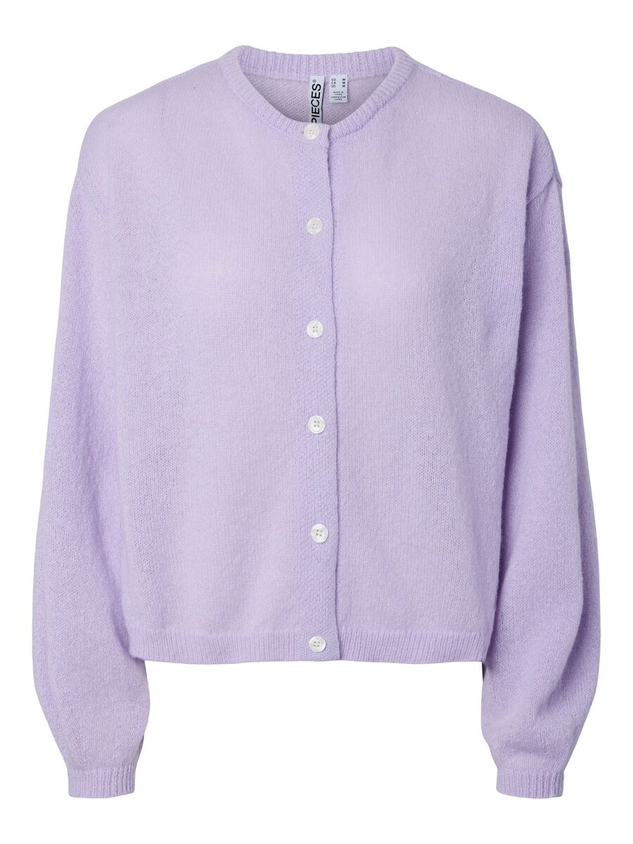 Carousel image - PCIDA KNITTED CARDIGAN, Pastel Lilac | 5
