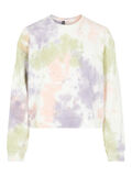 Pieces TIE-DYE SWEATSHIRT, Deep Lichen Green, highres - 17119232_DeepLichenGreen_898430_001.jpg