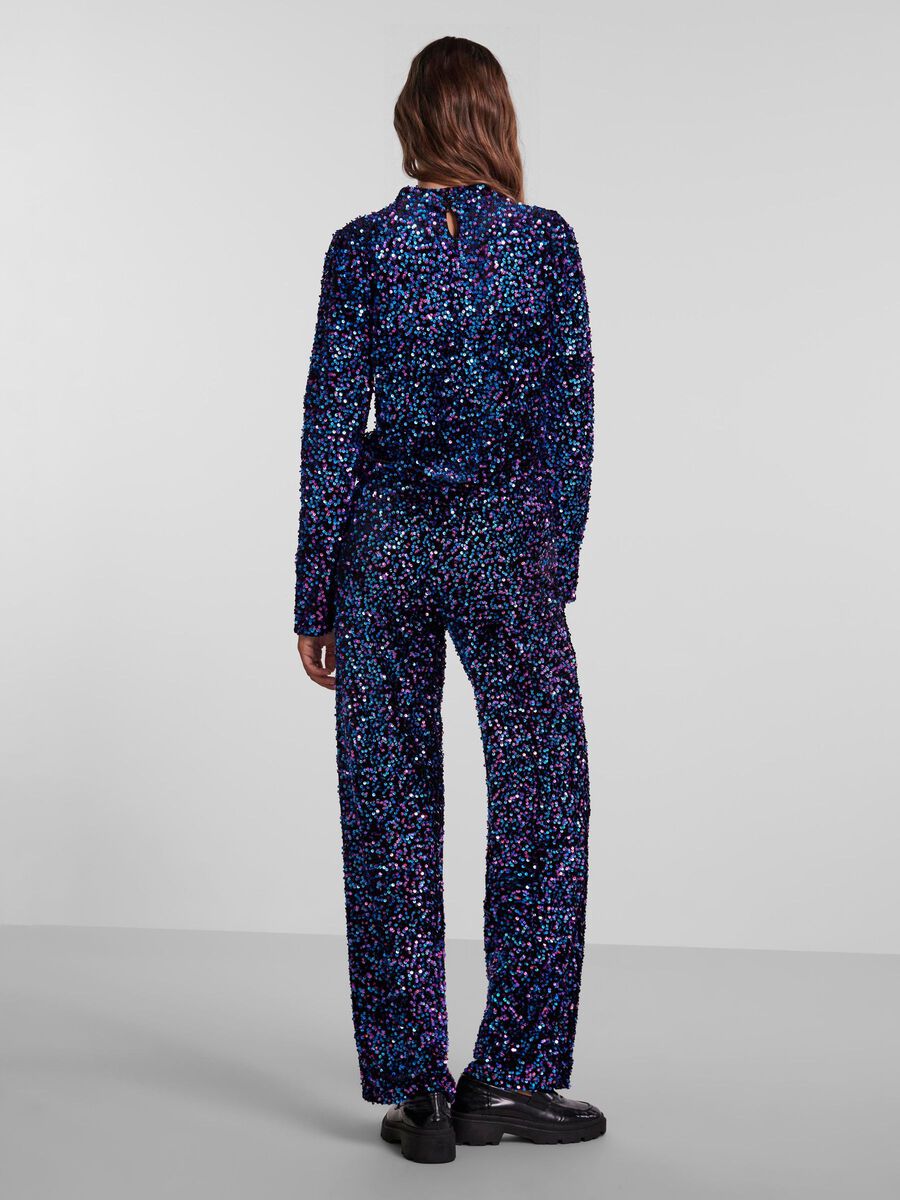 Pieces PCKAM PAILLETTEN TOP, Black, highres - 17119229_Black_1004045_004.jpg