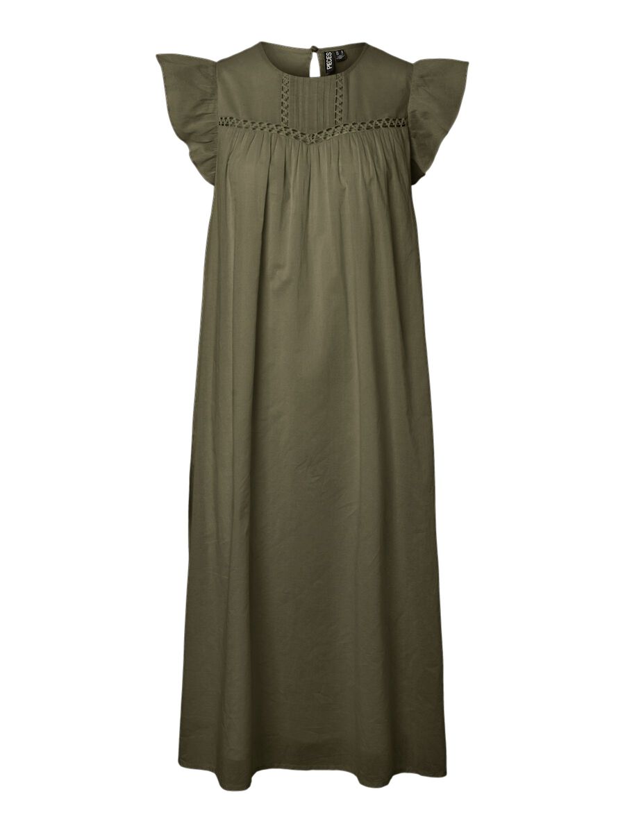 Product carousel image - PCASTRID MIDI DRESS, Burnt Olive | 2