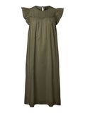 Product image thumbnail - PCASTRID MIDI DRESS, Burnt Olive | 5