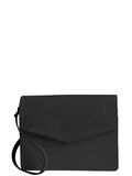 Pieces LEATHER CROSSBODY BAG, Black, highres - 17088274_Black_001.jpg