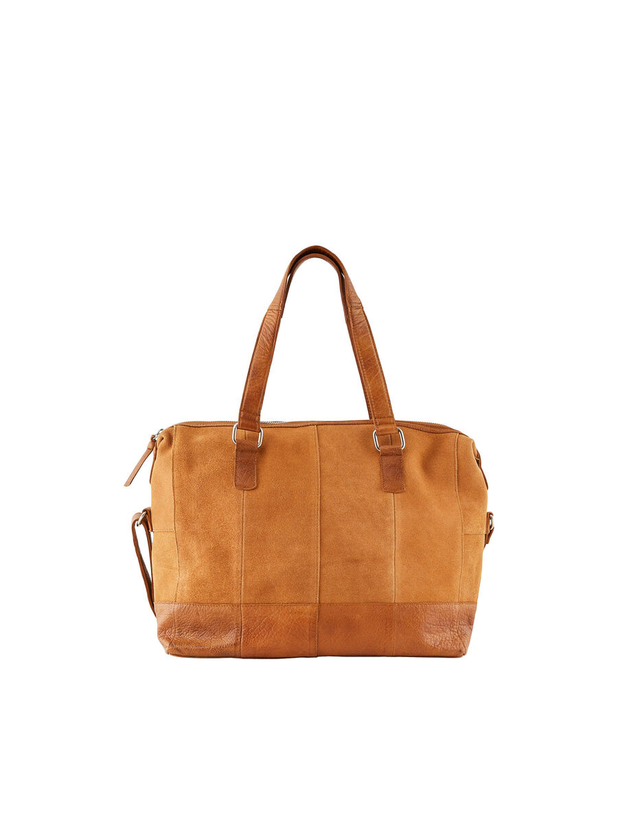 Zalando Pieces Handtasche Wildleder Tasche Pieces
