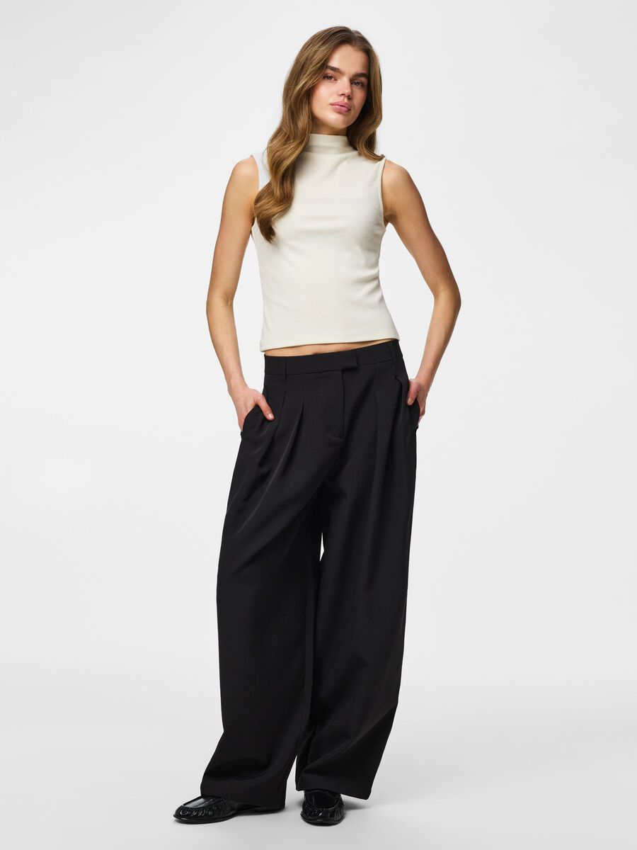 Carousel image - PCALLY STEHKRAGEN OBERTEIL, Coconut Milk | 3