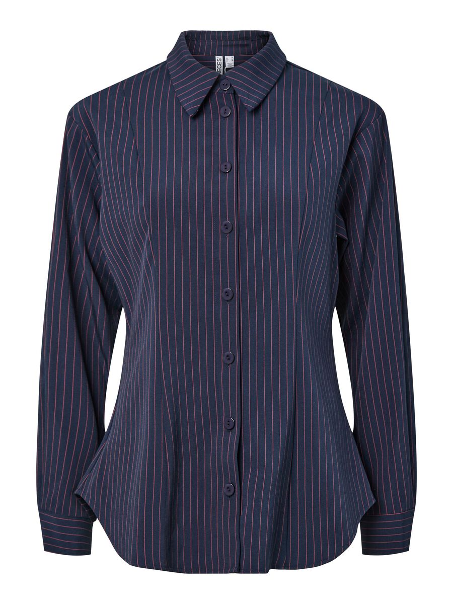 Product carousel image - PCANJA FITTED SHIRT, Maritime Blue | 2