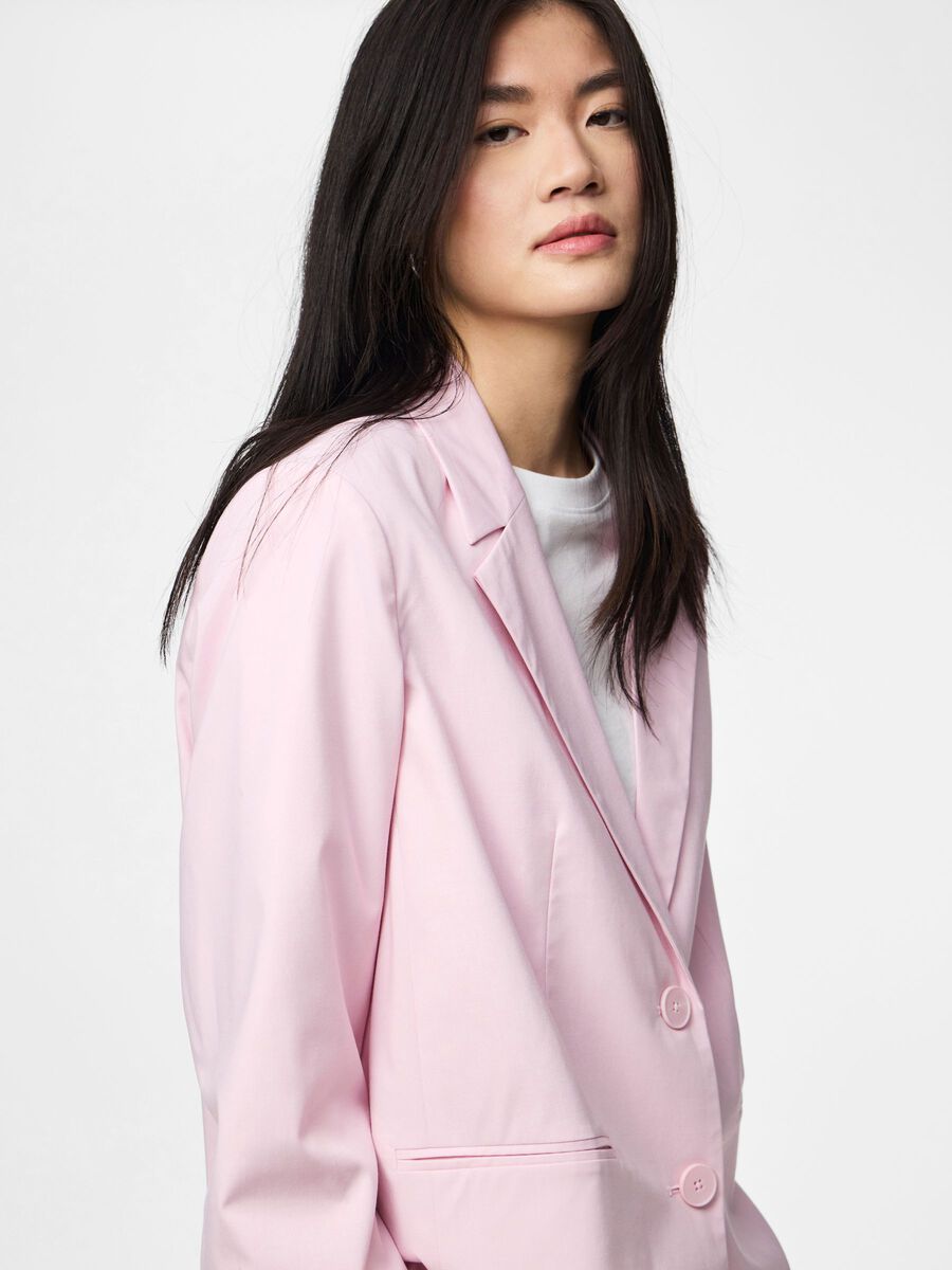 Carousel image - PCROSA LOOSE BLAZER, Roseate Spoonbill | 4