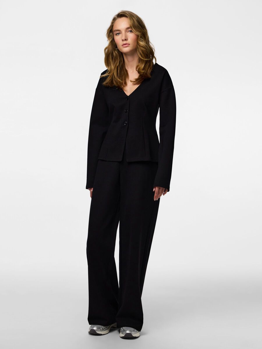 Carousel image - PCGUNHILD CARDIGAN, Black | 5