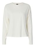 Pieces PCALMA LANGÆRMET T-SHIRT, Cloud Dancer, highres - 17155471_CloudDancer_001.jpg