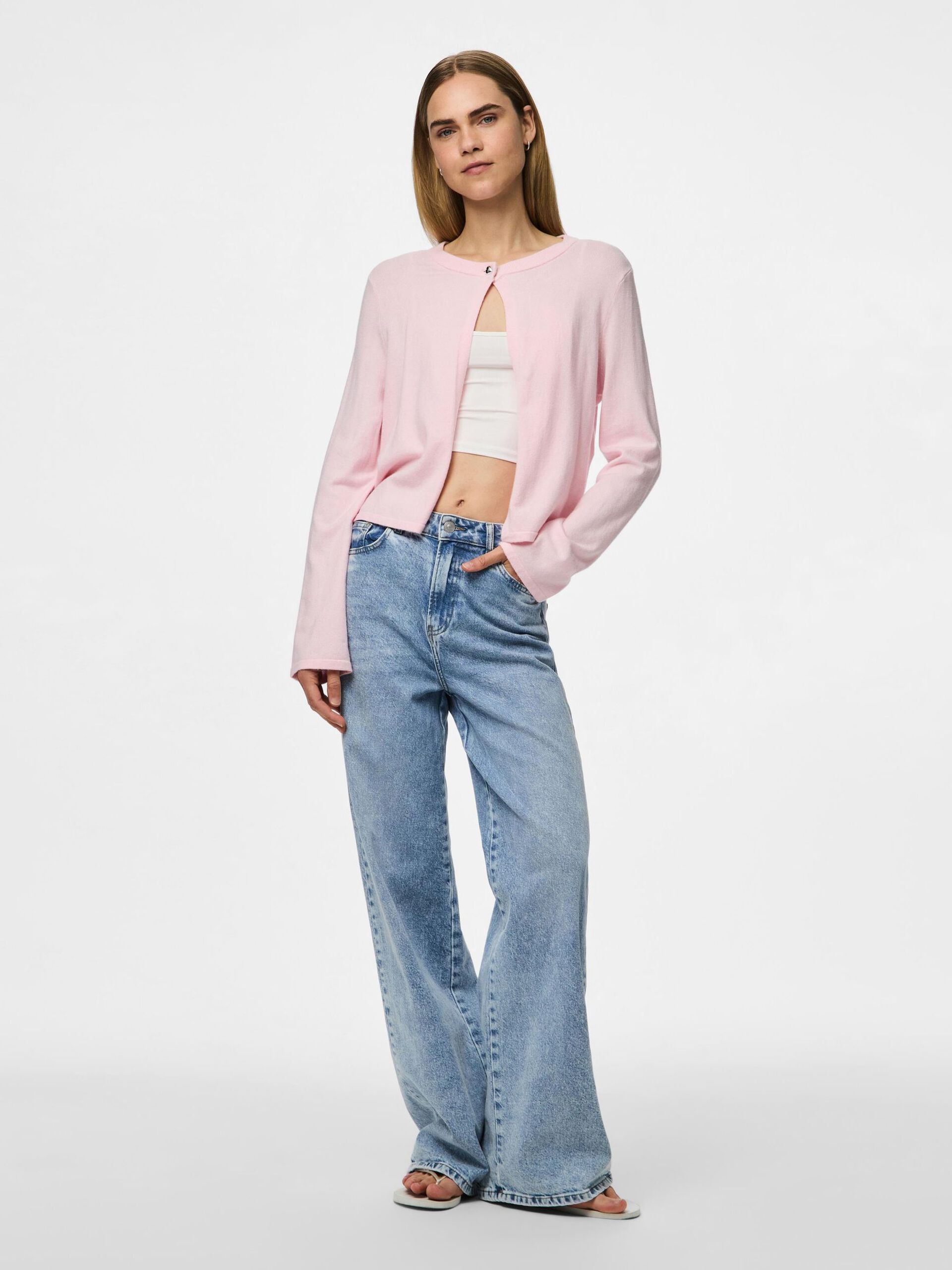 Carousel image - PCORINA STRICKJACKE, Pink-A-Boo | 3