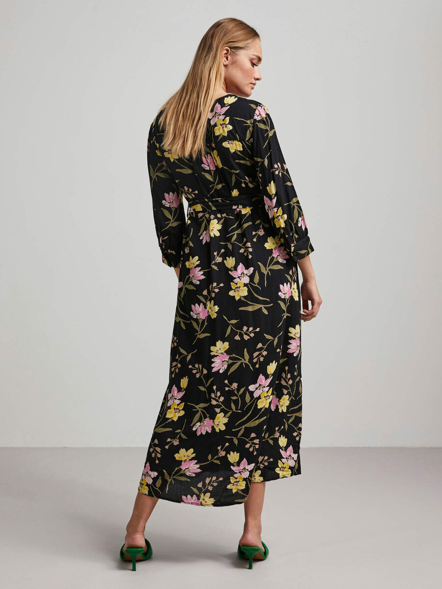 Pieces PRINT MAXIKLEID, Black, highres - 17106148_Black_783705_004.jpg