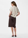 Product image thumbnail - PCPIA LINEN BLEND SHORT SLEEVED SHIRT, Birch | 2