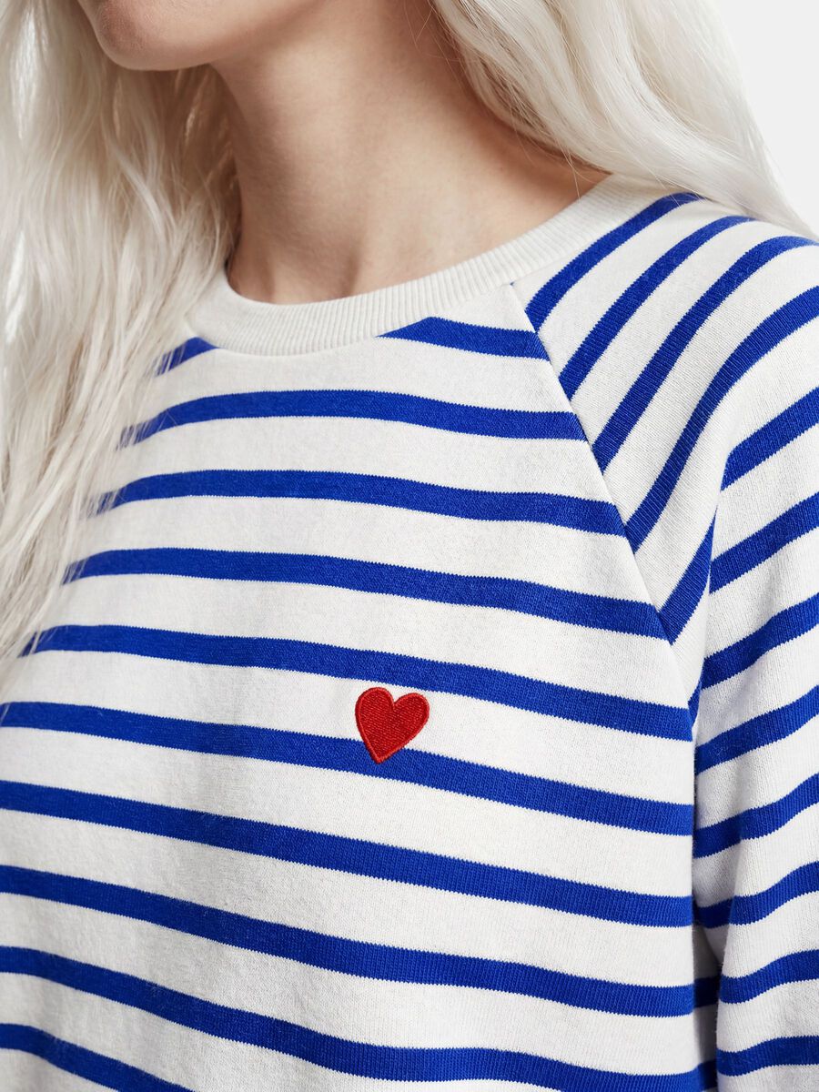 Carousel image - PCGRETA EMBROIDERY SWEATSHIRT, Cloud Dancer | 4
