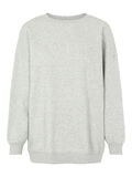 Pieces PCCHILLI SWEATSHIRT, Light Grey Melange, highres - 17121181_LightGreyMelange_001.jpg