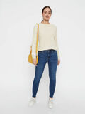 Pieces PCDELLY MW SKINNY JEANS, Medium Blue Denim, highres - 17095890_MediumBlueDenim_005.jpg