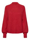 Pieces PCNATALEE KNITTED JUMPER, Poppy Red, highres - 17139855_PoppyRed_001.jpg