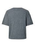 Product image thumbnail - PCBREE KNITTED TOP, Dark Grey Melange | 6