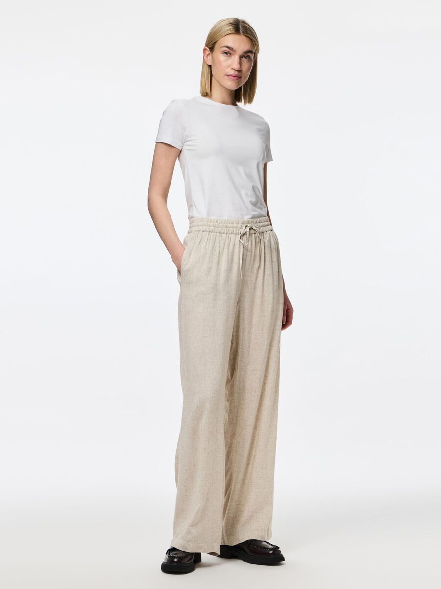 Pieces PCPIA WIDE LEG BROEK, Birch, highres - 17149314_Birch_1188932_005.jpg