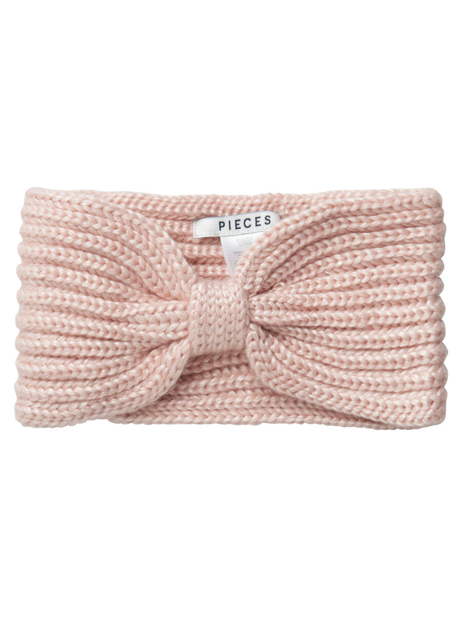 Pieces KNITTED HEADBAND, Peachskin, highres - 17090773_Peachskin_001.jpg