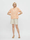 Pieces PCNYA SHORT SLEEVED TOP, Apricot Cream, highres - 17111425_ApricotCream_825593_005.jpg