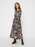 Pieces FLORAL-PRINT VISCOSE MIDI DRESS, Black, highres - 17104647_Black_769157_003.jpg