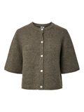 Product image thumbnail - PCSILLY SHORT SLEEVED KNITTED CARDIGAN, Morel | 5