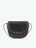 Pieces LEATHER CROSSBODY BAG, Black, highres - 17093828_Black_001.jpg