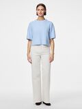 Pieces PCSILLY SHORT SLEEVED KNITTED TOP, Cashmere Blue, highres - 17158204_CashmereBlue_1199089_005.jpg
