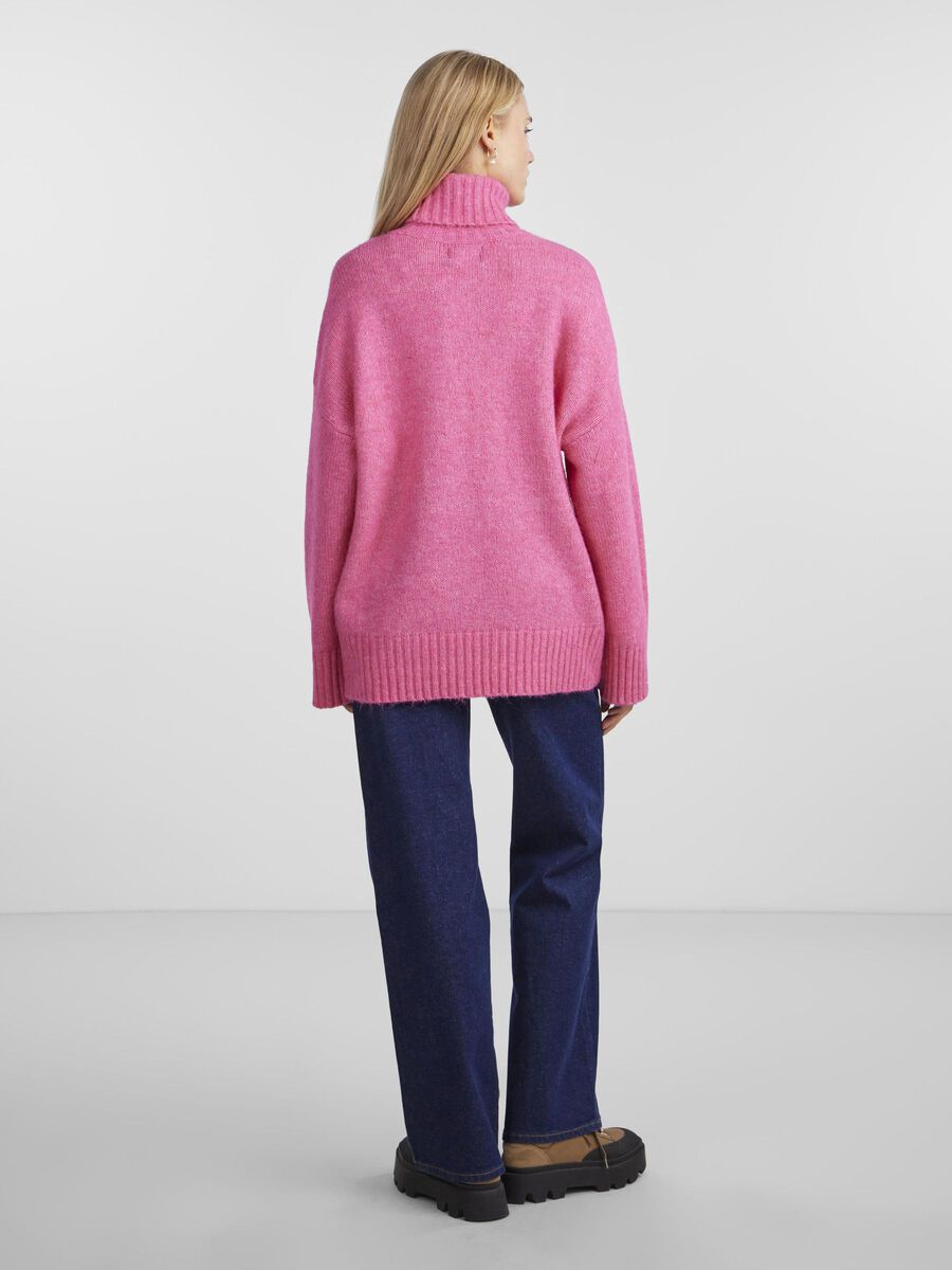 Pieces PCNANCY TURTLENECK, Shocking Pink, highres - 17139848_ShockingPink_004.jpg