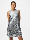 Product image thumbnail - PCMALOU MINI DRESS, Silver Colour | 1