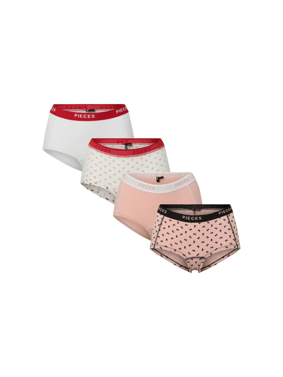 Carousel image - PCLOGO BOXER SHORTS, Bright White | 1