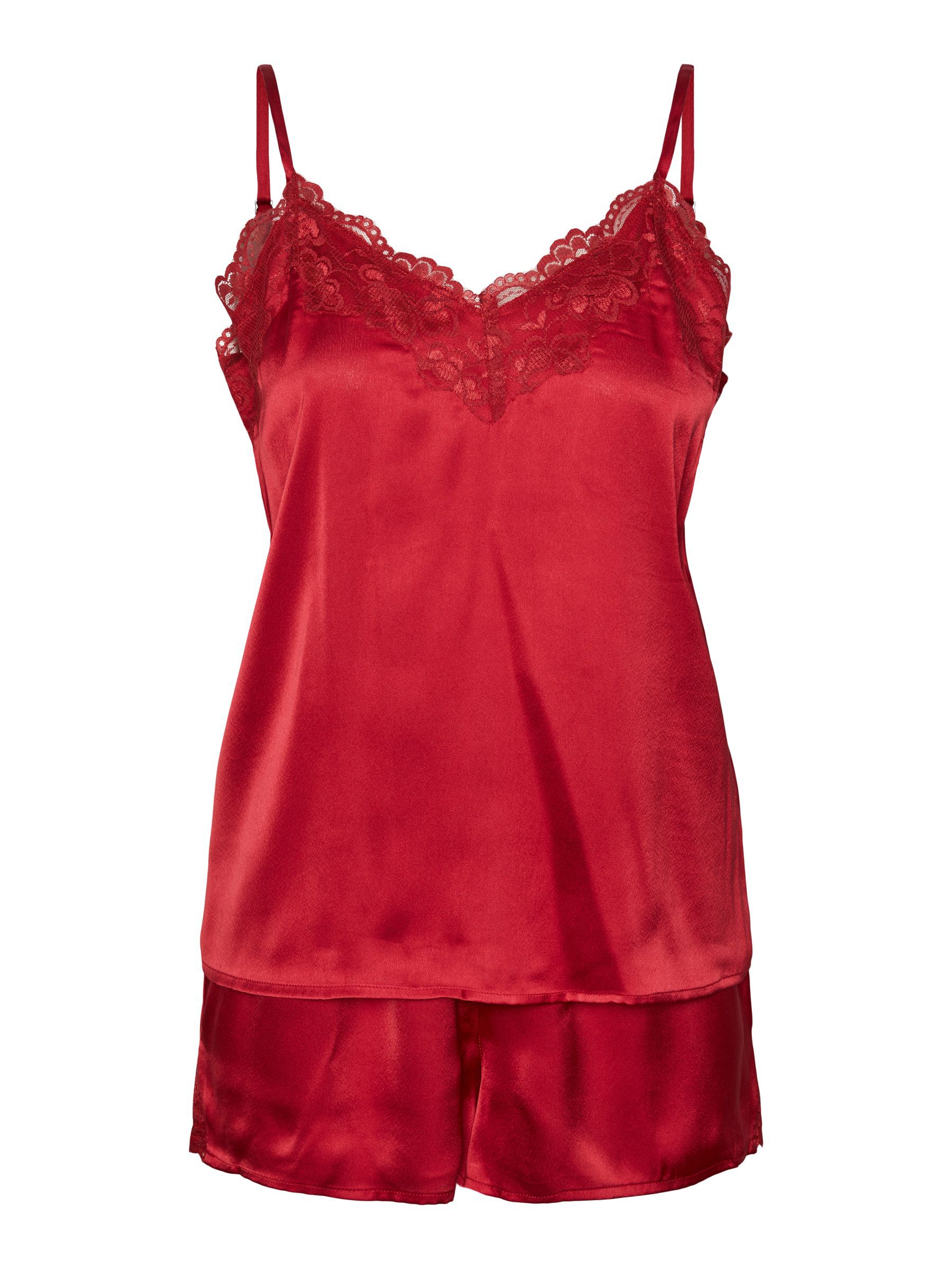 SET ABBIGLIAMENTO DA NOTTE Rosso PIECES Italia