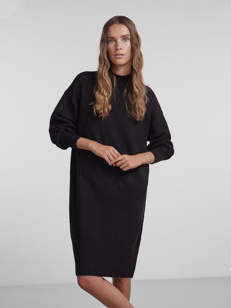 Pieces PCCALE KNITTED DRESS, Black, highres - 17134395_Black_003.jpg