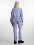 Pieces PCHOLLY TIE LONG SLEEVED BLOUSE, Deep Ultramarine, highres - 17150063_DeepUltramarine_1111988_004.jpg