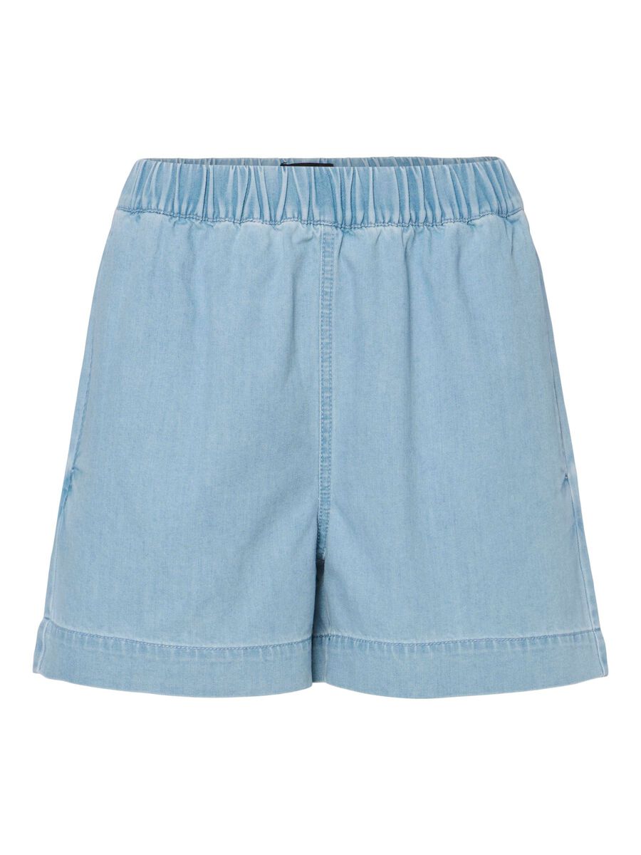 Pieces PCTULA DENIM SHORTS, Light Blue Denim, highres - 17157271_LightBlueDenim_001.jpg