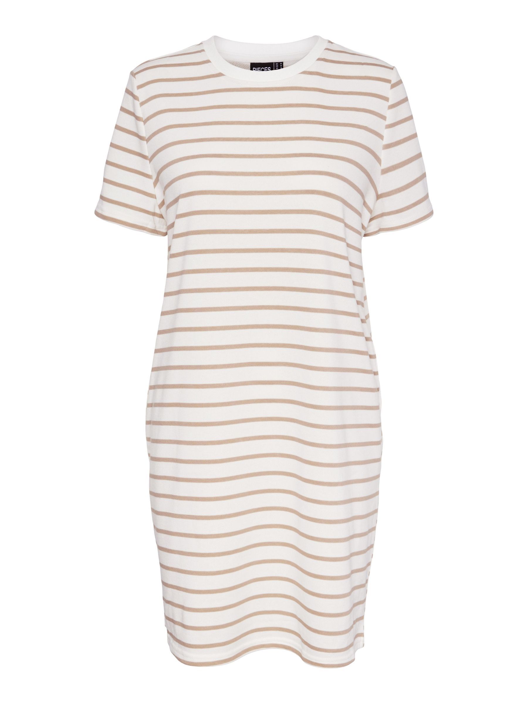 PCCHILLI SWEATSHIRT DRESS White PIECES UK