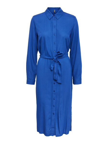 Pieces PCCAMMIE SHIRT DRESS, Mazarine Blue, highres - 17127343_MazarineBlue_001.jpg