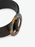 Pieces EFFET PEAU DE SERPENT CEINTURE, Black, highres - 17096402_Black_006.jpg