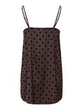 Product image thumbnail - PCJYTTA SATIN STRAP TOP, Hot Fudge | 6