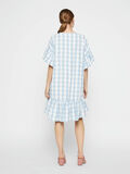 Pieces CHECKED KNEE-LENGTH DRESS, Cloud Dancer, highres - 17104691_CloudDancer_769368_004.jpg