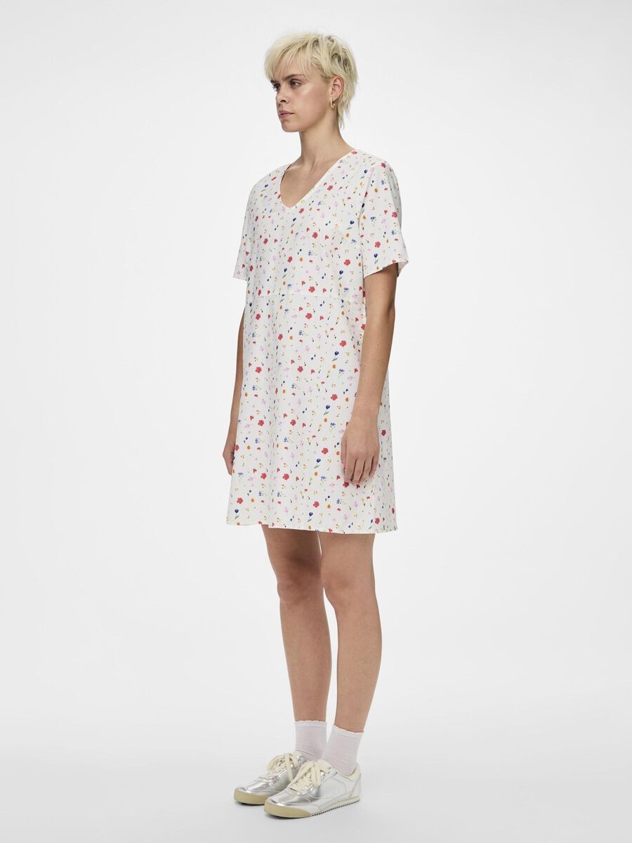 Pieces PCMIA  MINI DRESS, Bright White, highres - 17156888_BrightWhite_1175286_005.jpg