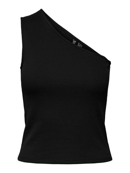 Pieces PCLUCCA SLEEVELESS TOP, Black, highres - 17142932_Black_001.jpg