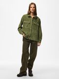 thumbnail Pceffi corduroy overhemd, colour: olivine, groene, gedetailleerde weergave